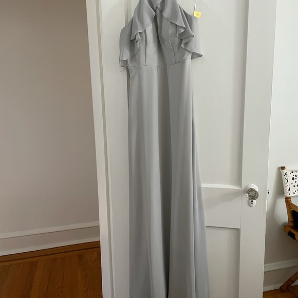 Birdy Grey bridesmaid dress; style is JULES, color DOVE GREY, size SMALL (2-4) - Picture 11 of 14